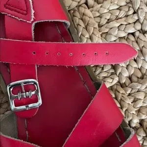 Sandales Salt Water Sweetheart Rouge - Taille 8 US Enfant, Occasion Très Bon État